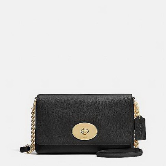 2025 Authentic Coach Black Clutches Handbags